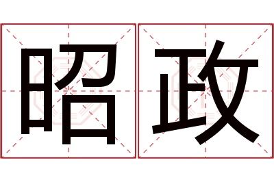 政名字意思